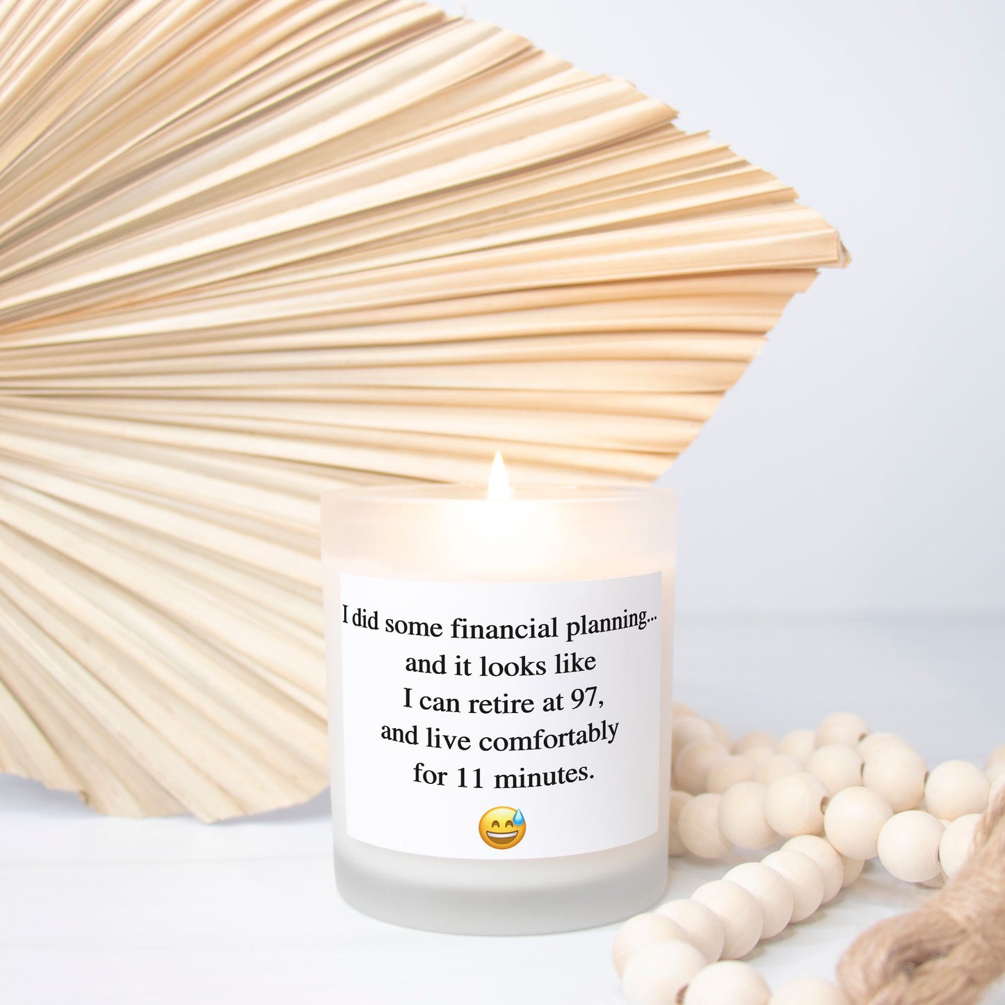 Retirement Joke Candle (11 oz)