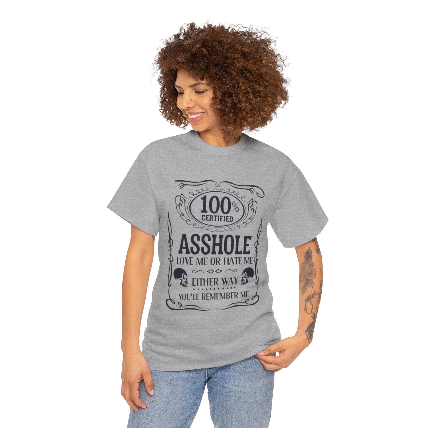 100% Asshole Heavy Cotton Tee