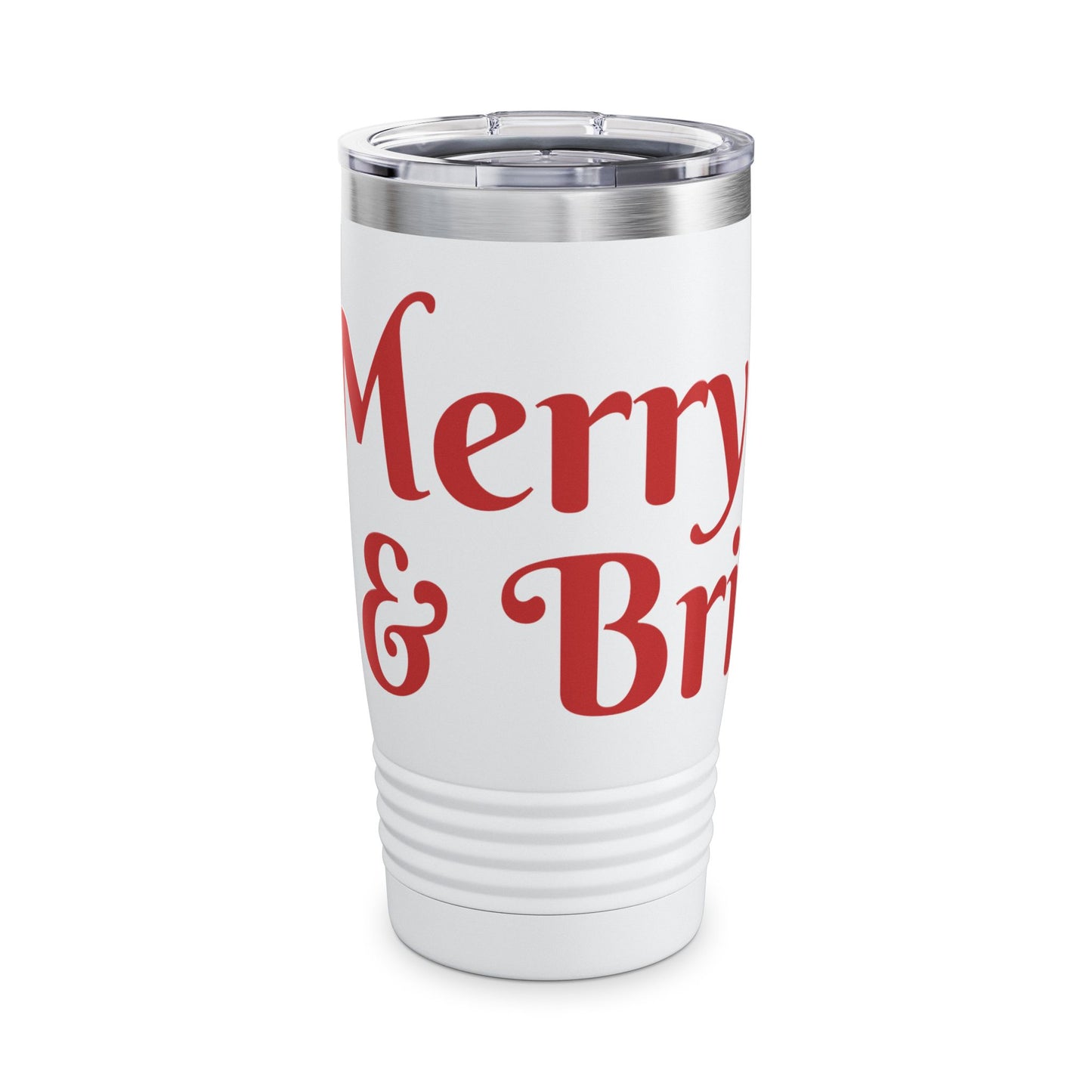 Merry Christmas Ringneck Tumbler, 20oz