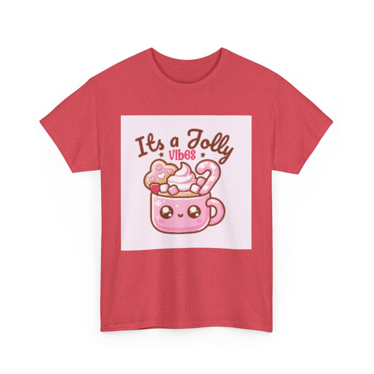 Jolly Coffee Christmas  Heavy Cotton Tee