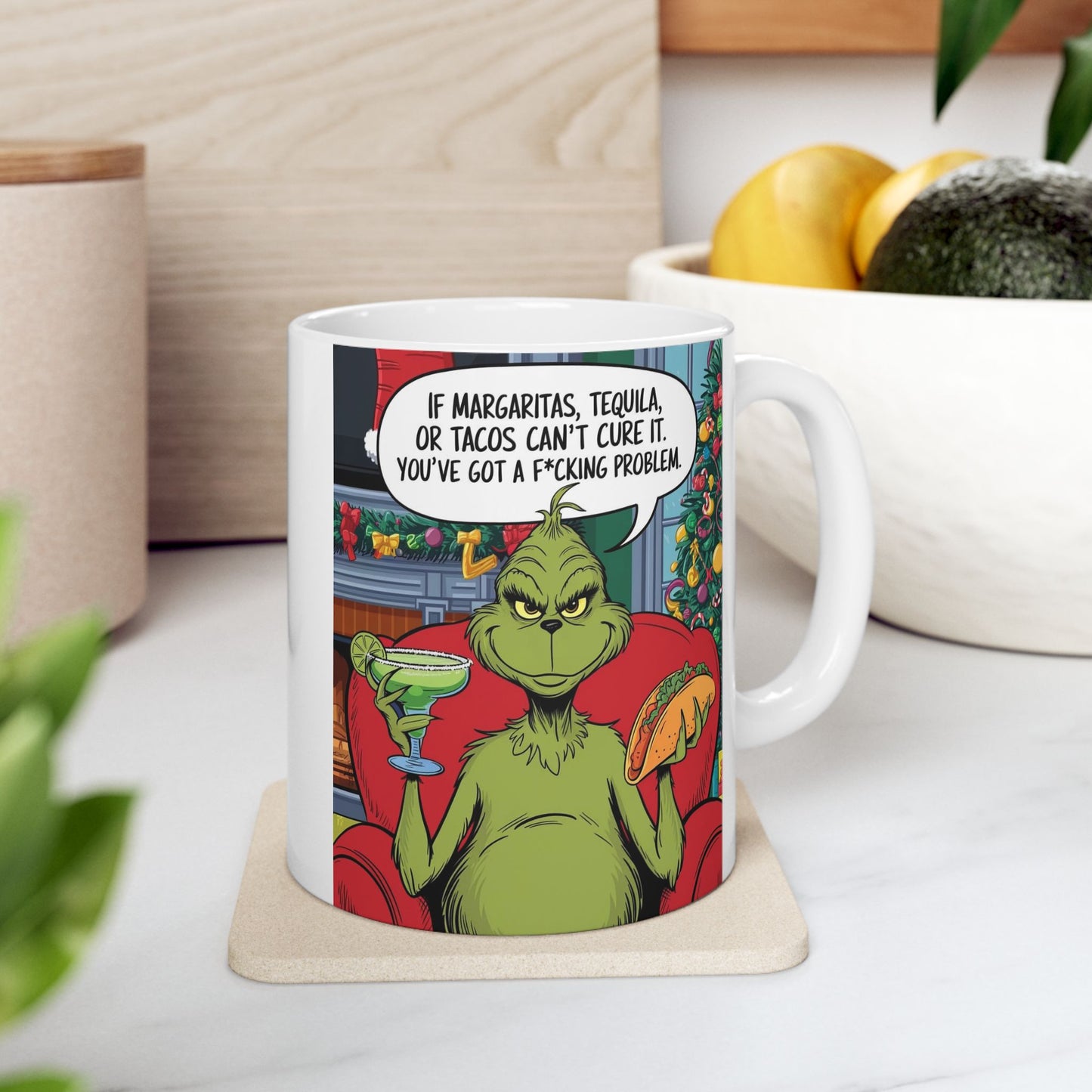 Grinch Taco Tequila  Mug,