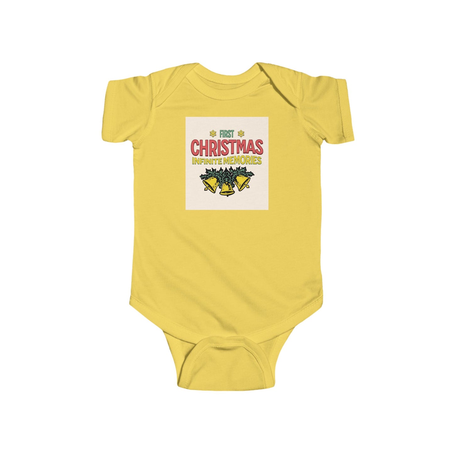 1st Christmas Infant Fine Jersey Bodysuit