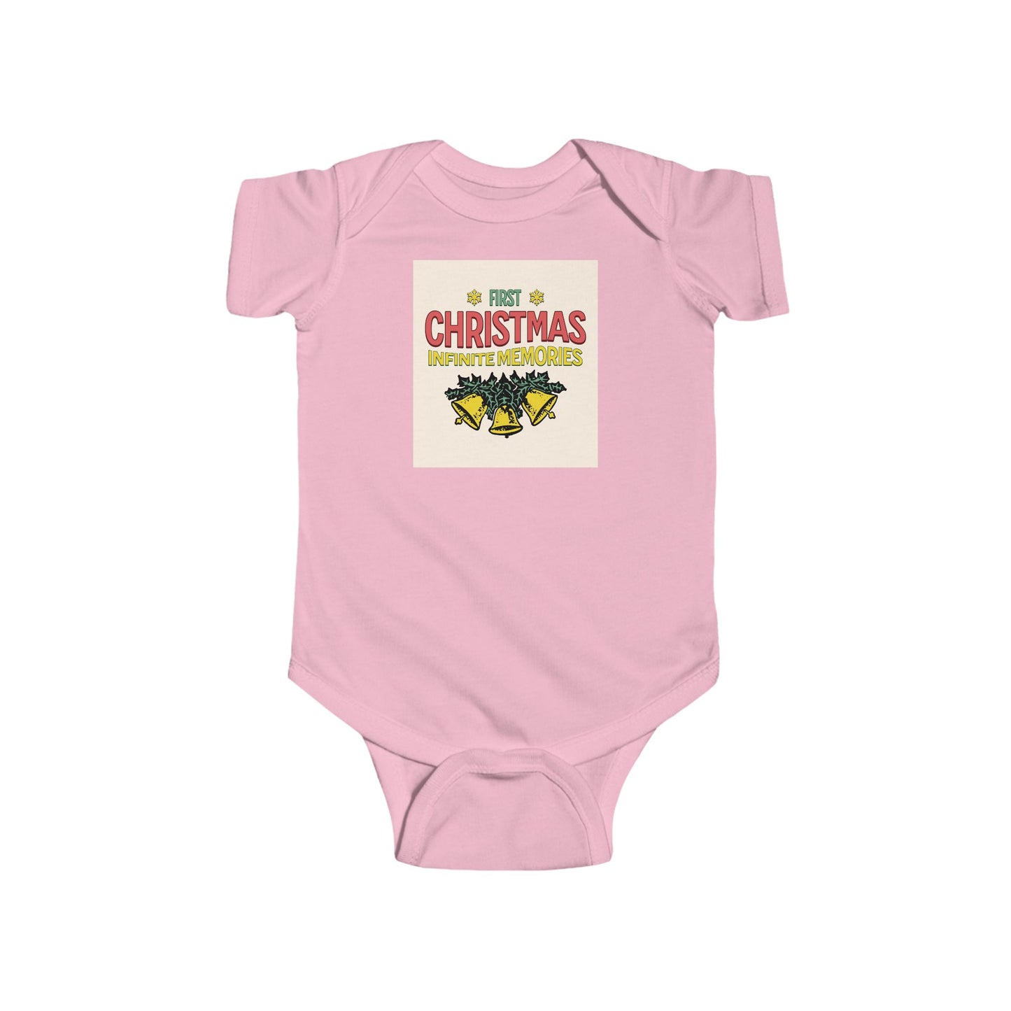 1st Christmas Infant Fine Jersey Bodysuit