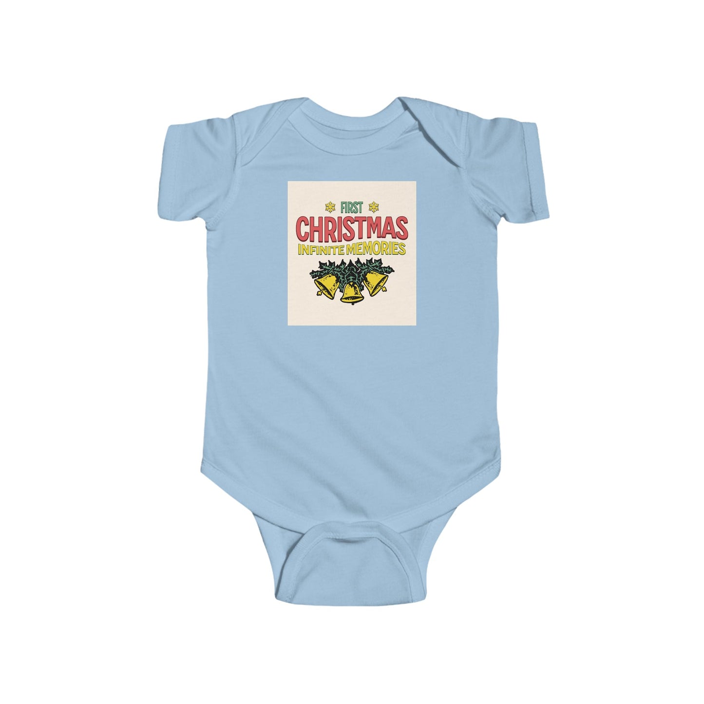 1st Christmas Infant Fine Jersey Bodysuit