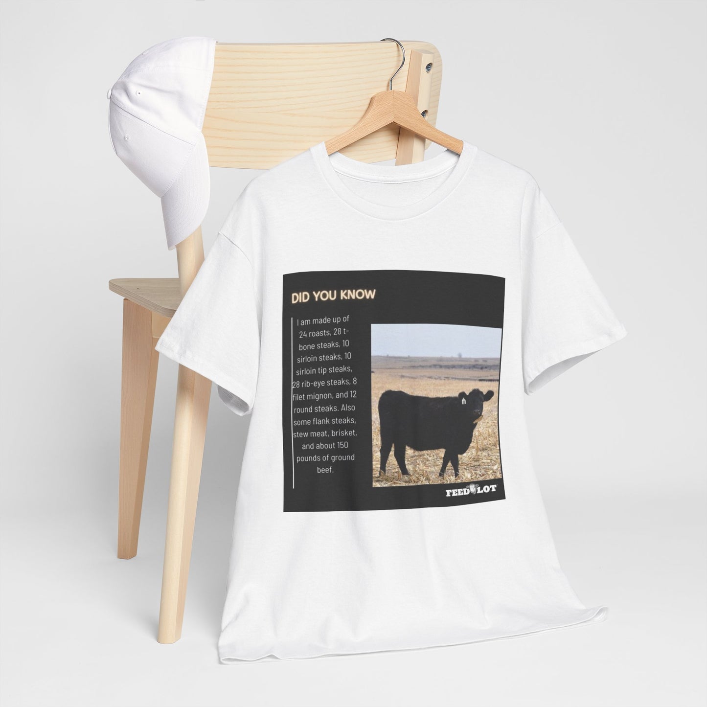 Steak cow Heavy Cotton Tee