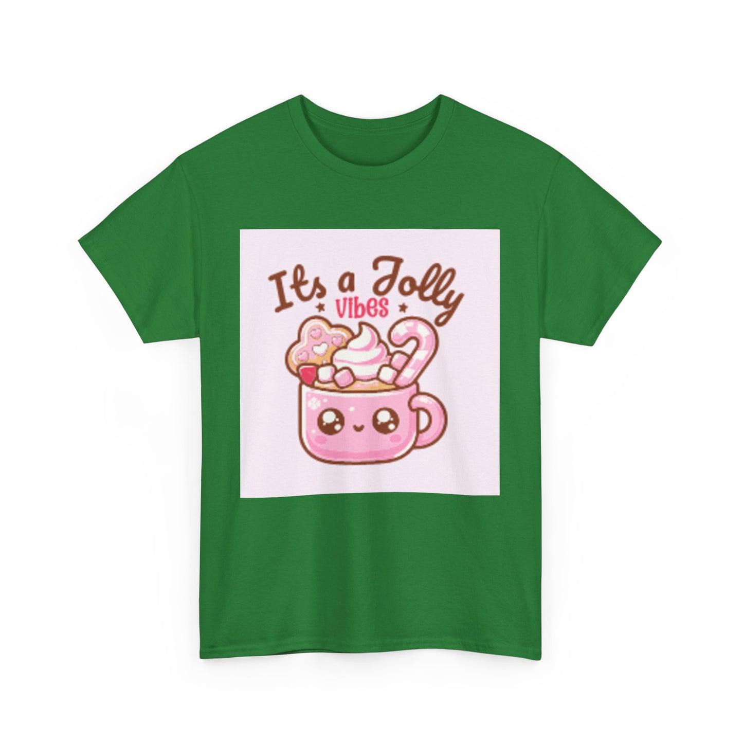 Jolly Coffee Christmas  Heavy Cotton Tee