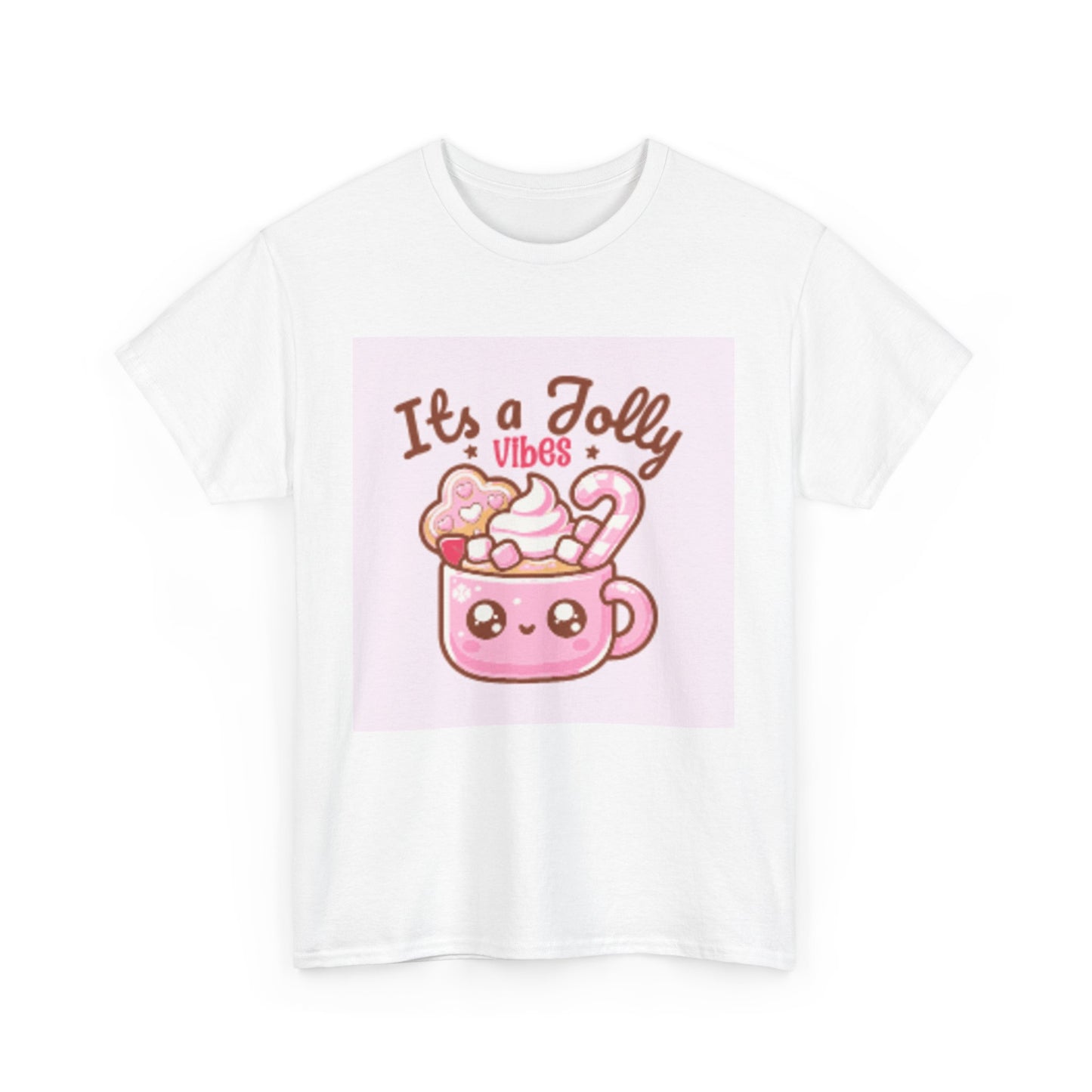 Jolly Coffee Christmas  Heavy Cotton Tee