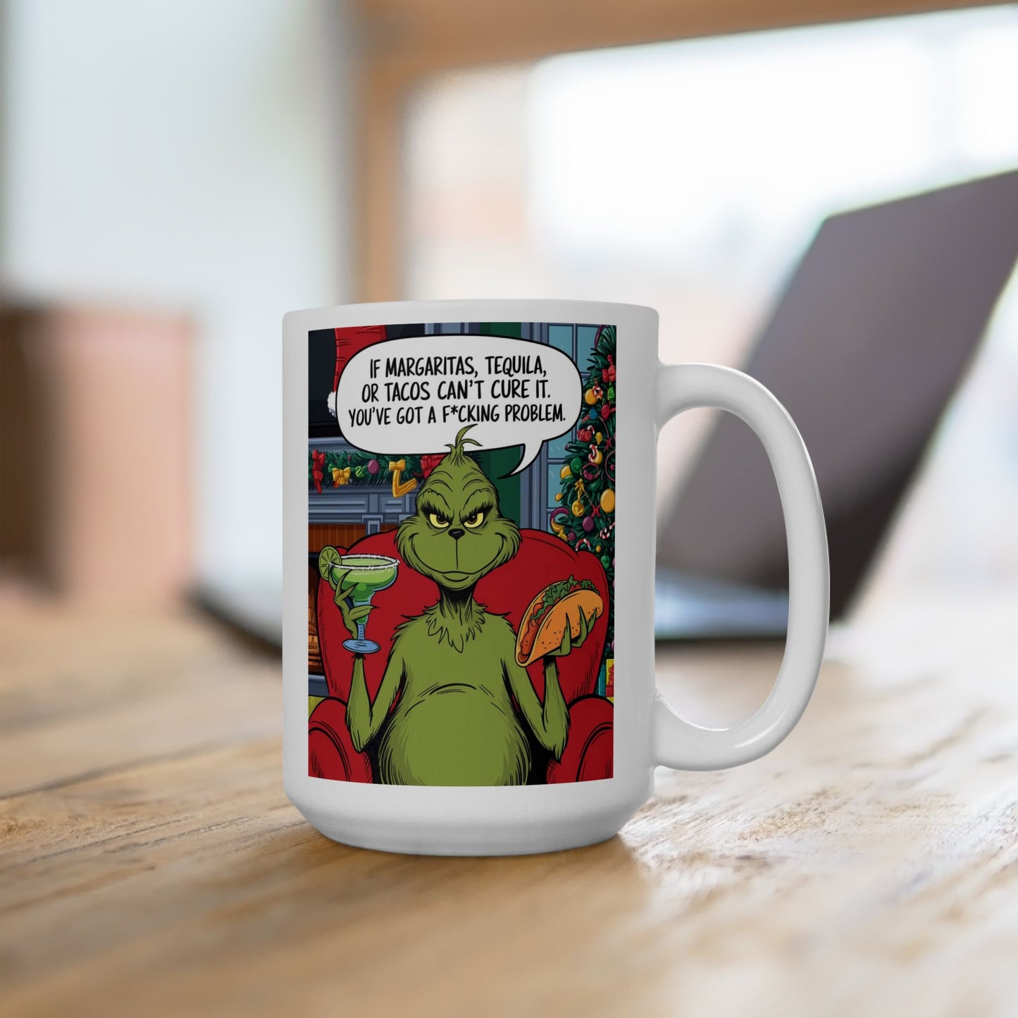 Grinch Taco Tequila  Mug,