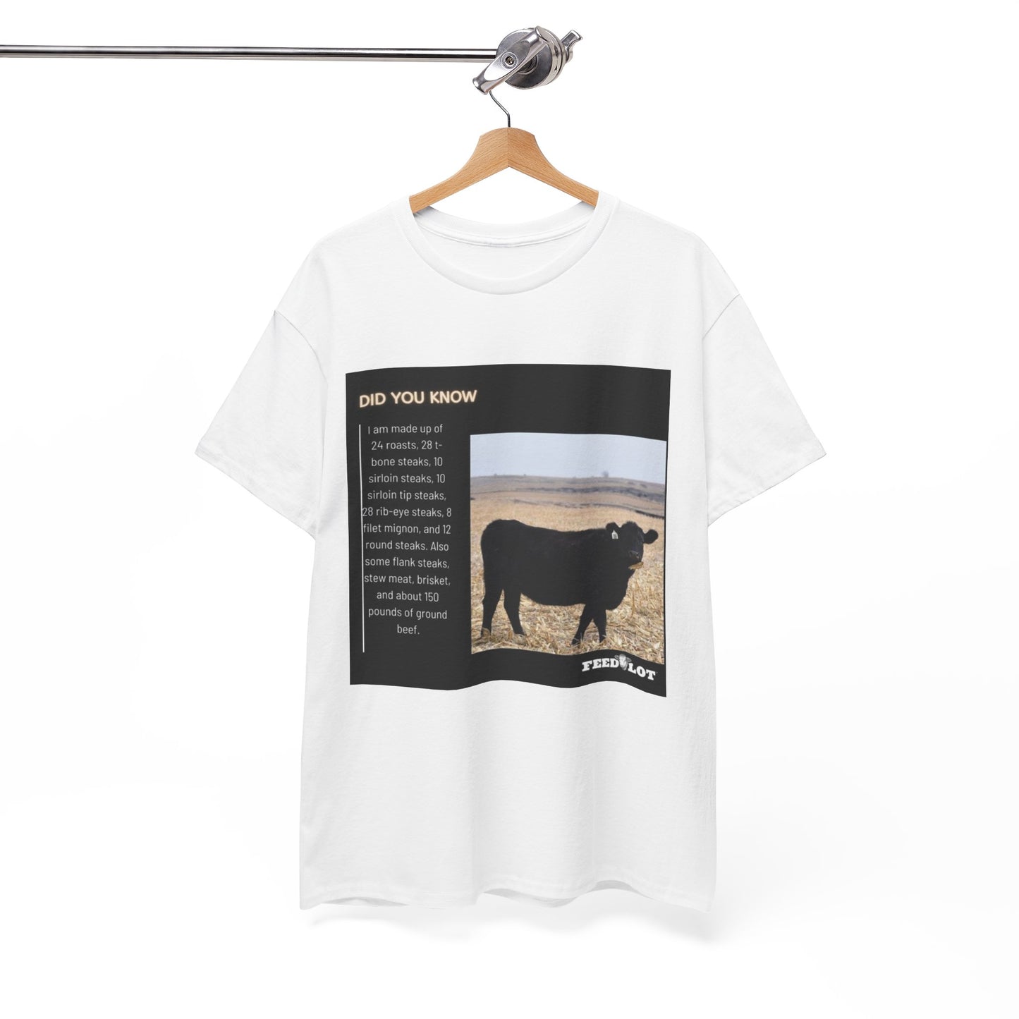 Steak cow Heavy Cotton Tee