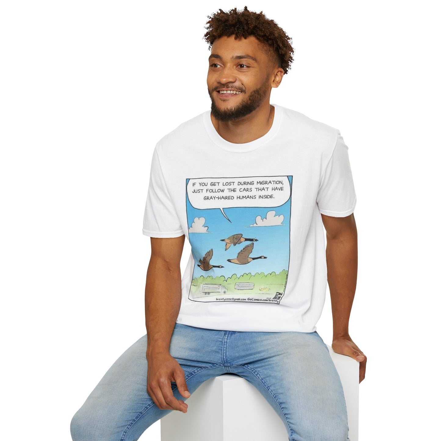 Snow Birds Funny Graphic T-Shirt