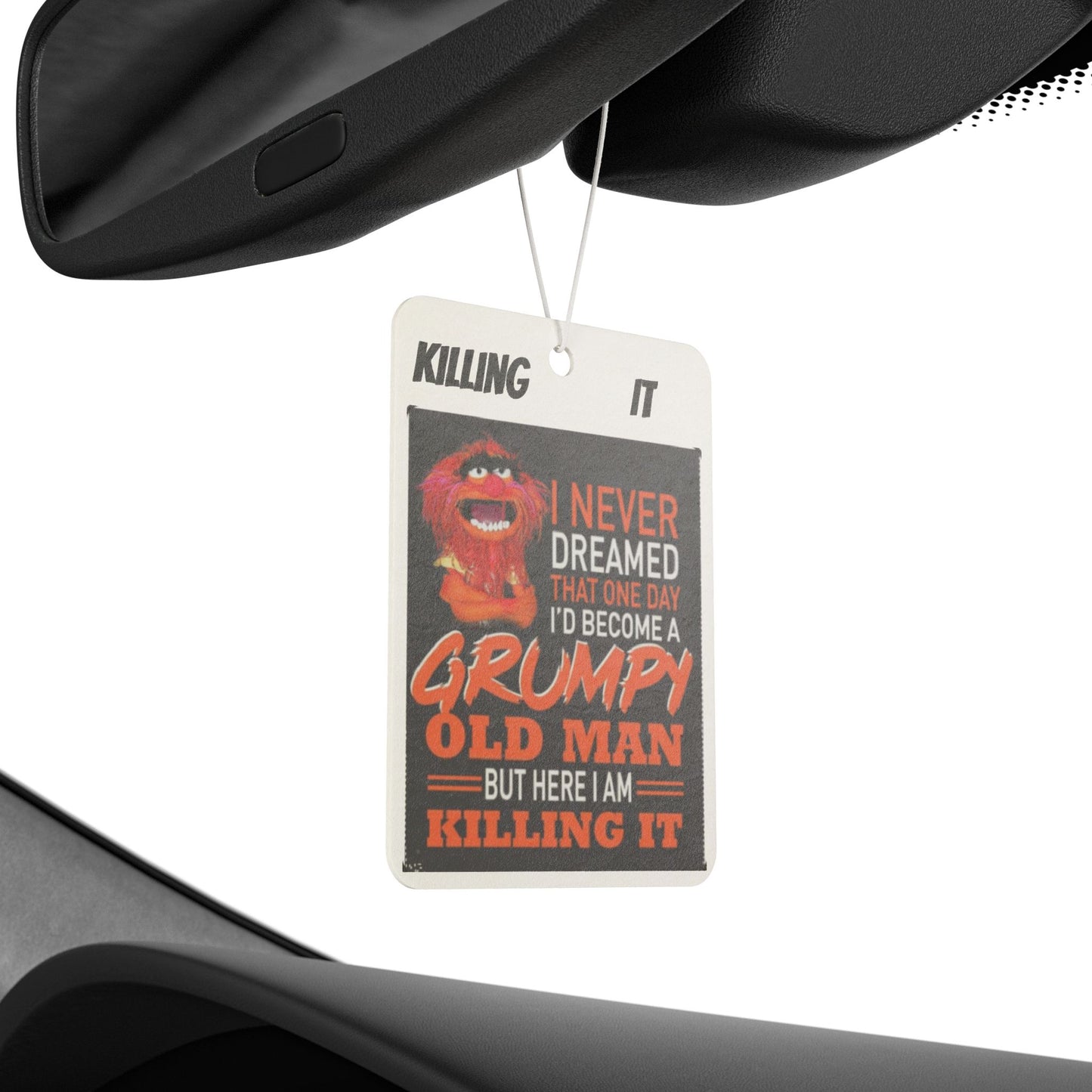 Grumpy Old Man Car Air Freshener