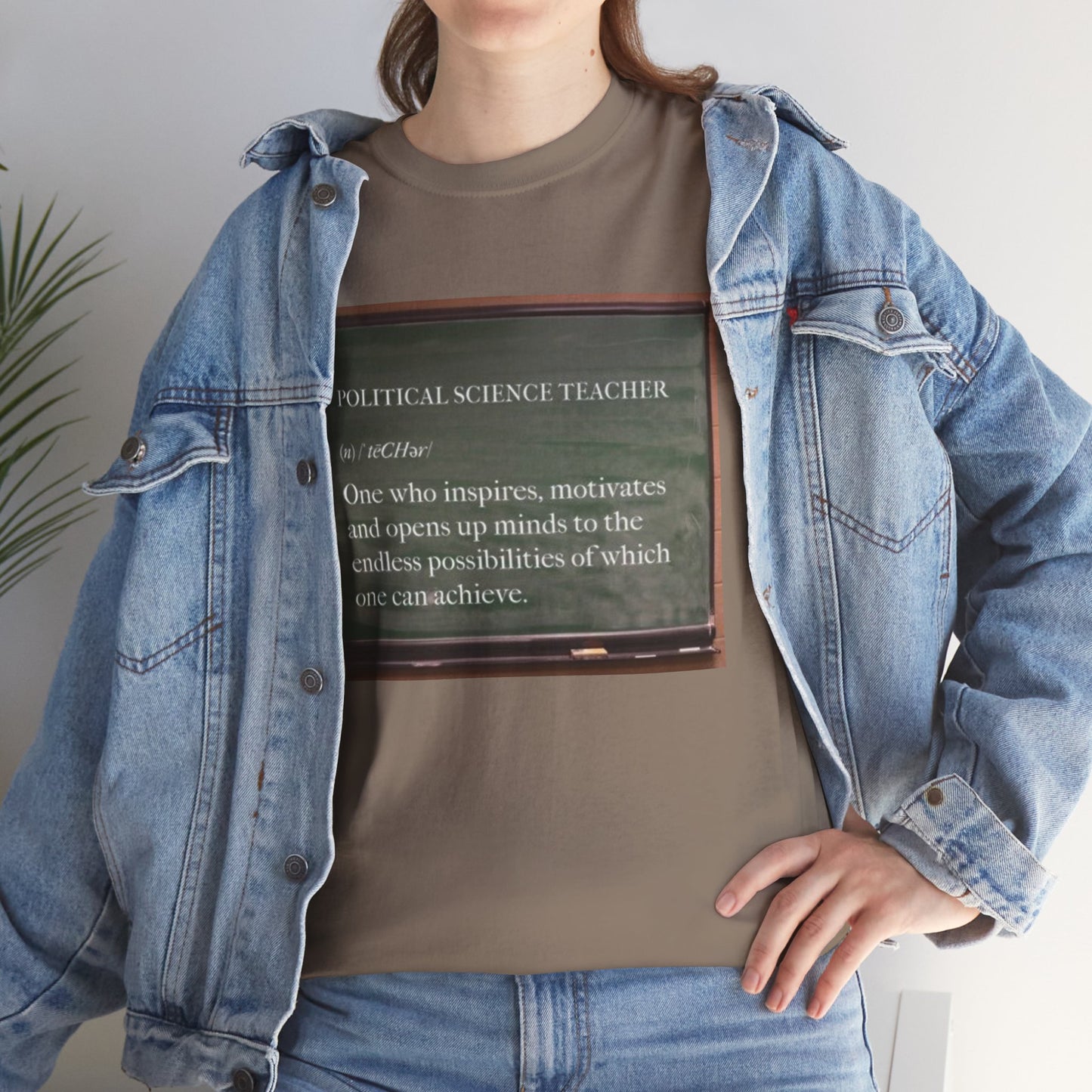 Political Science Teacher Unisex Tee - Gift for Teacher, Prof, Educator - Classroom Apparel, High School College University - Statement