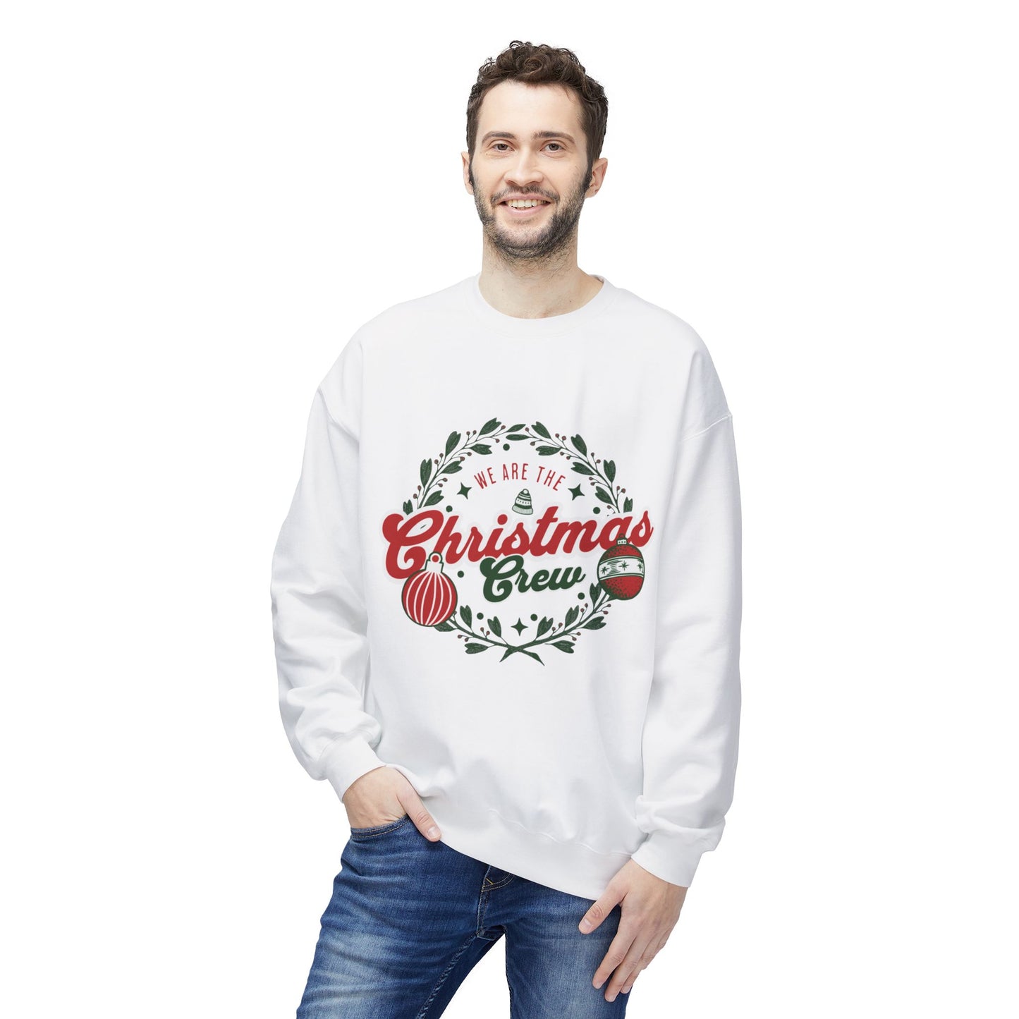 Christmas Crew  Softstyle Fleece Crewneck Sweatshirt