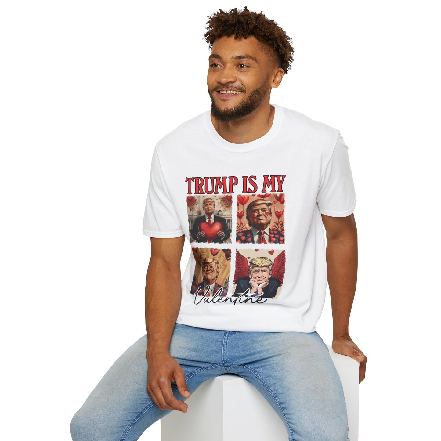 Trump is my Valentine  Softstyle T-Shirt