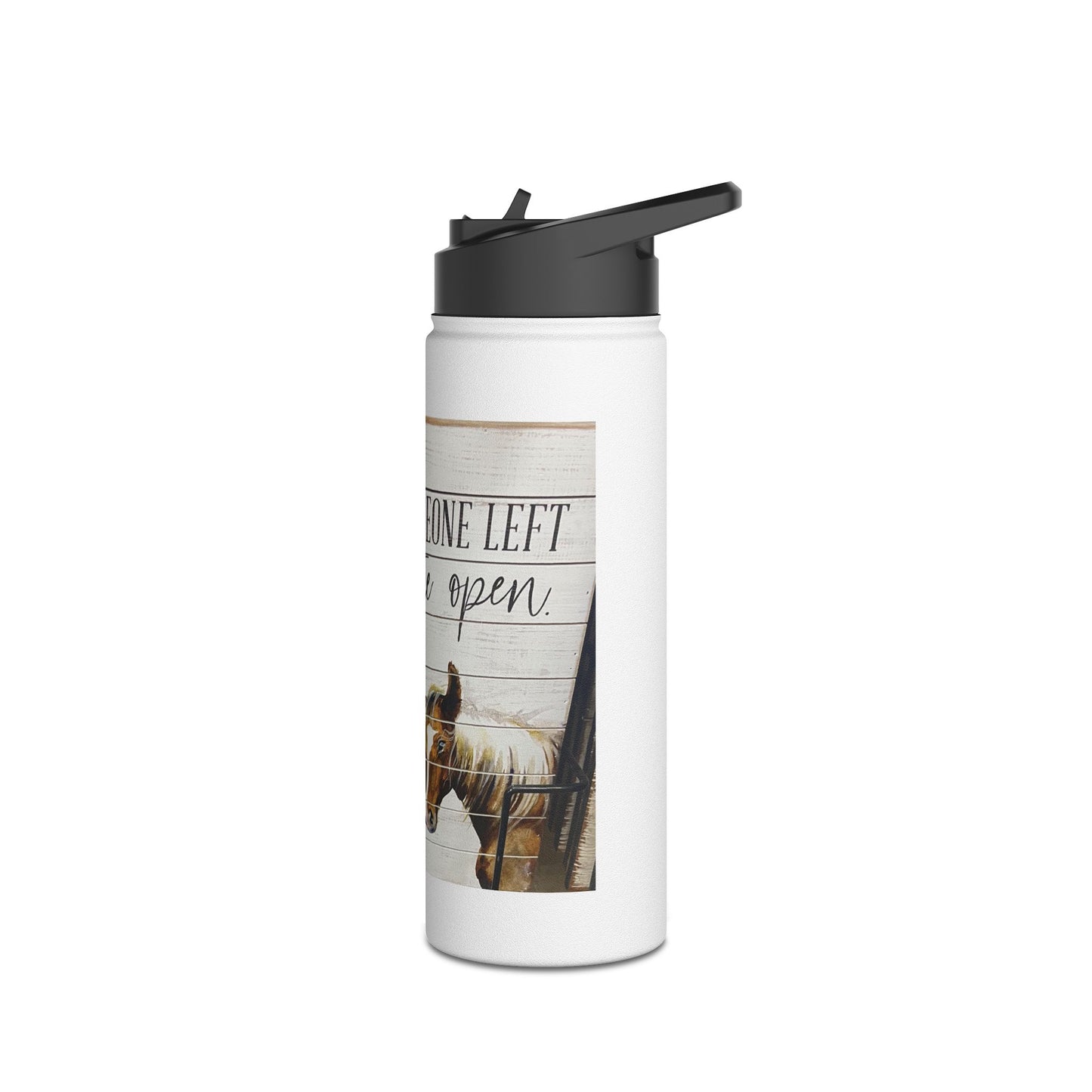 Horse Dream Stainless Steel Water Bottle, Standard Lid