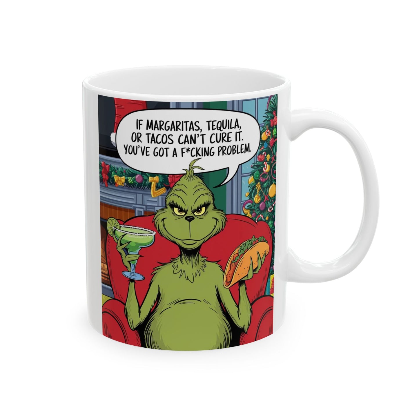 Grinch Taco Tequila  Mug,