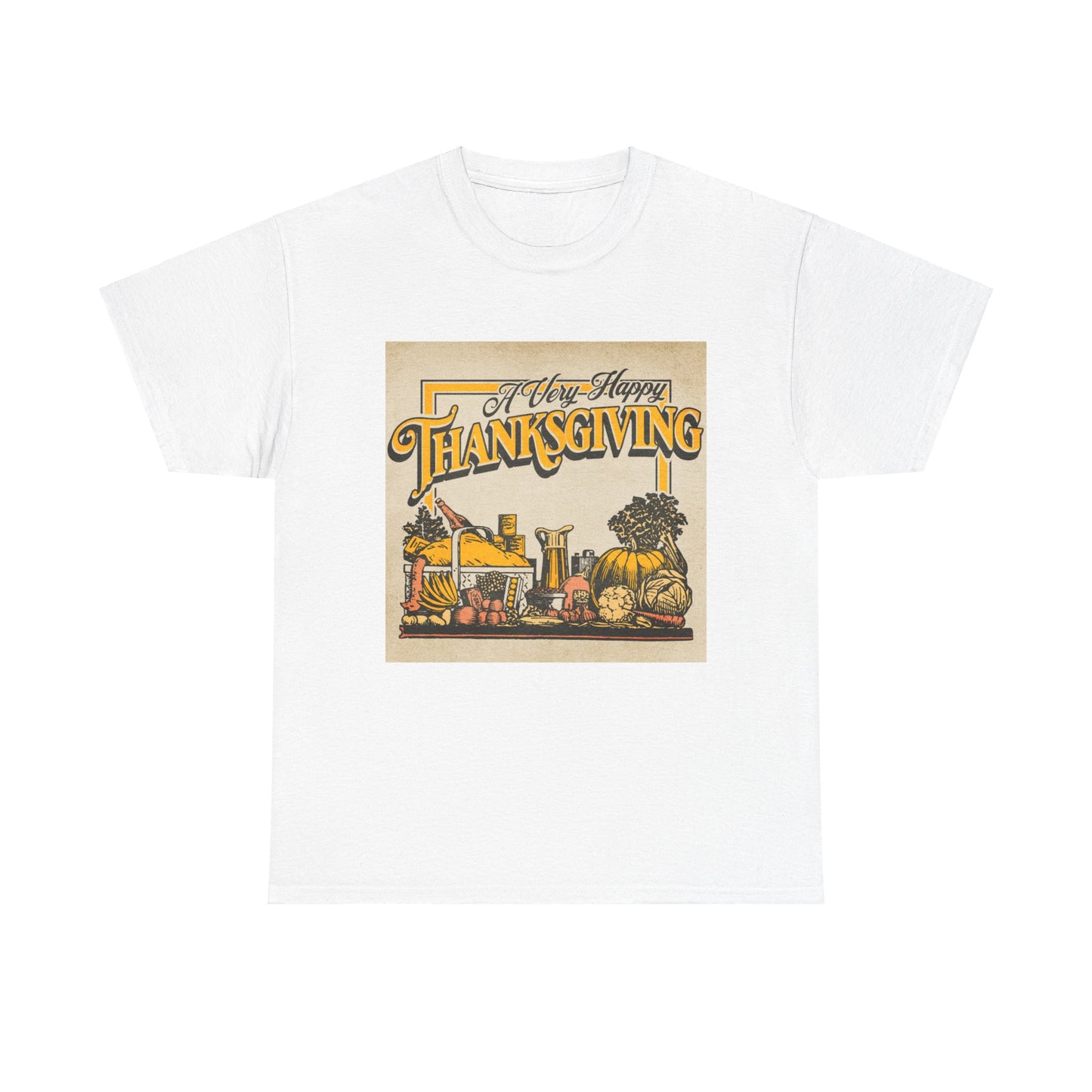 Grateful Thanksgiving  Heavy Cotton Tee