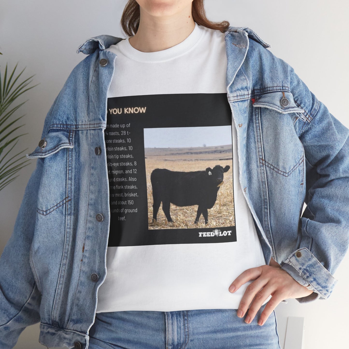 Steak cow Heavy Cotton Tee