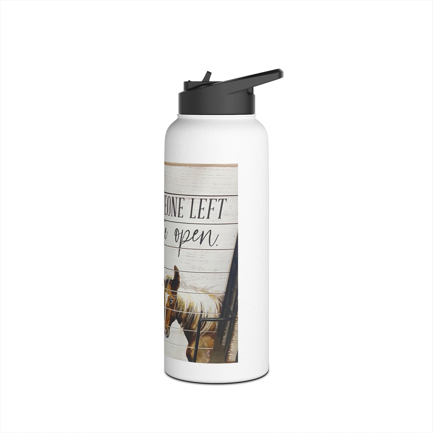 Horse Dream Stainless Steel Water Bottle, Standard Lid