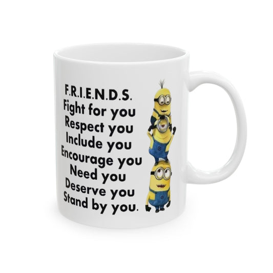 Minion  Friendship Ceramic Mug, (11oz, 15oz)