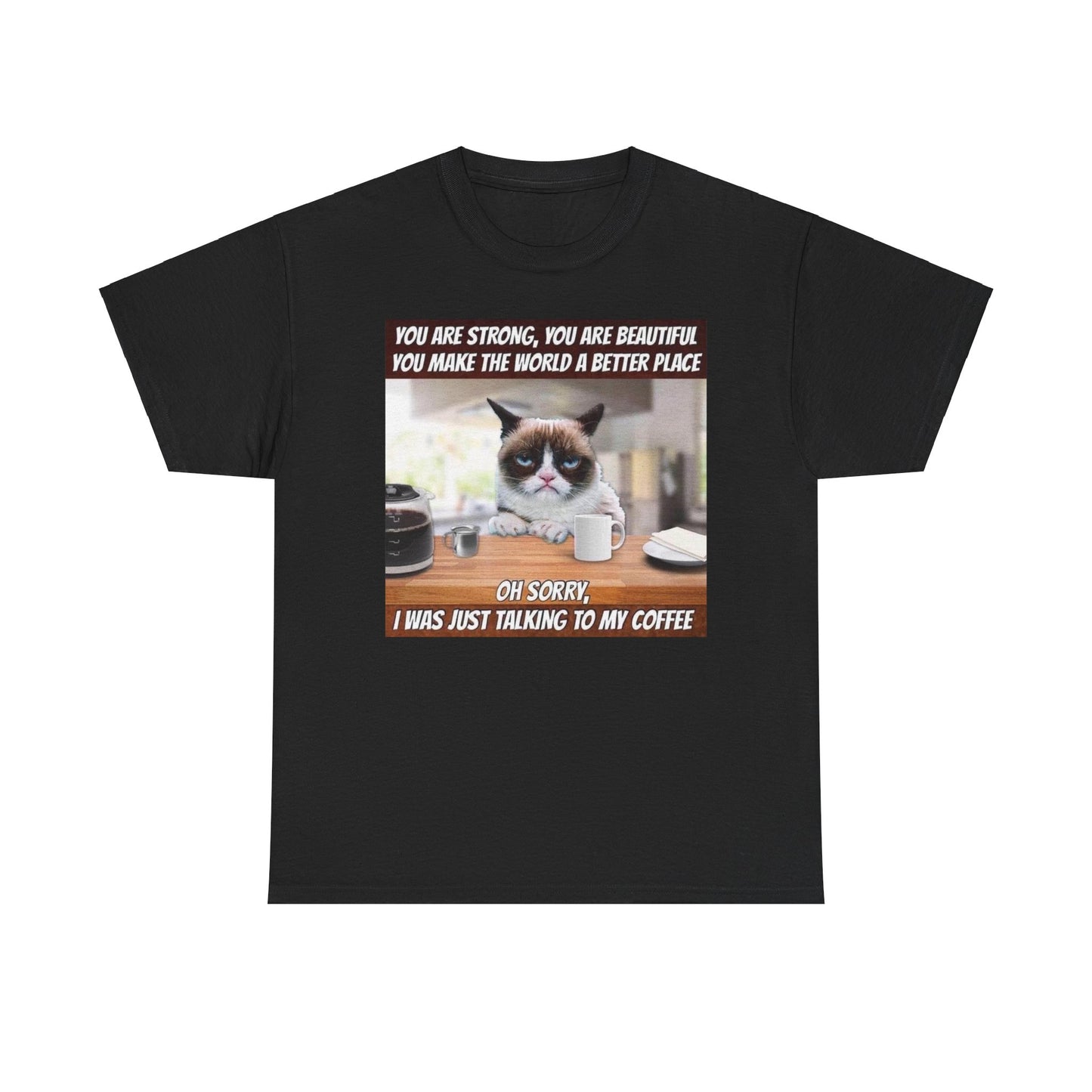 Funny Cat Meme Graphic Tee