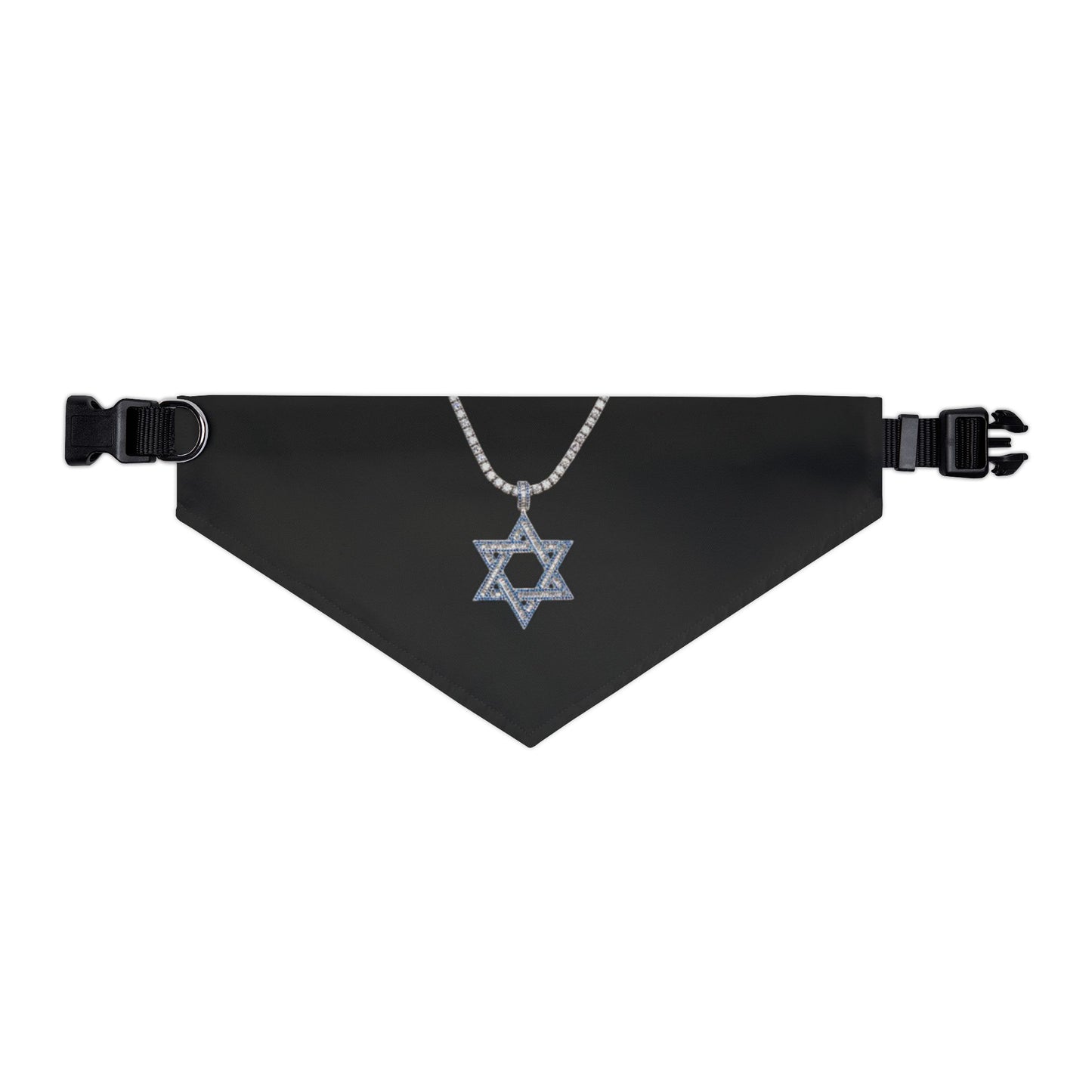 Star of David Chain Pet Bandana Collar