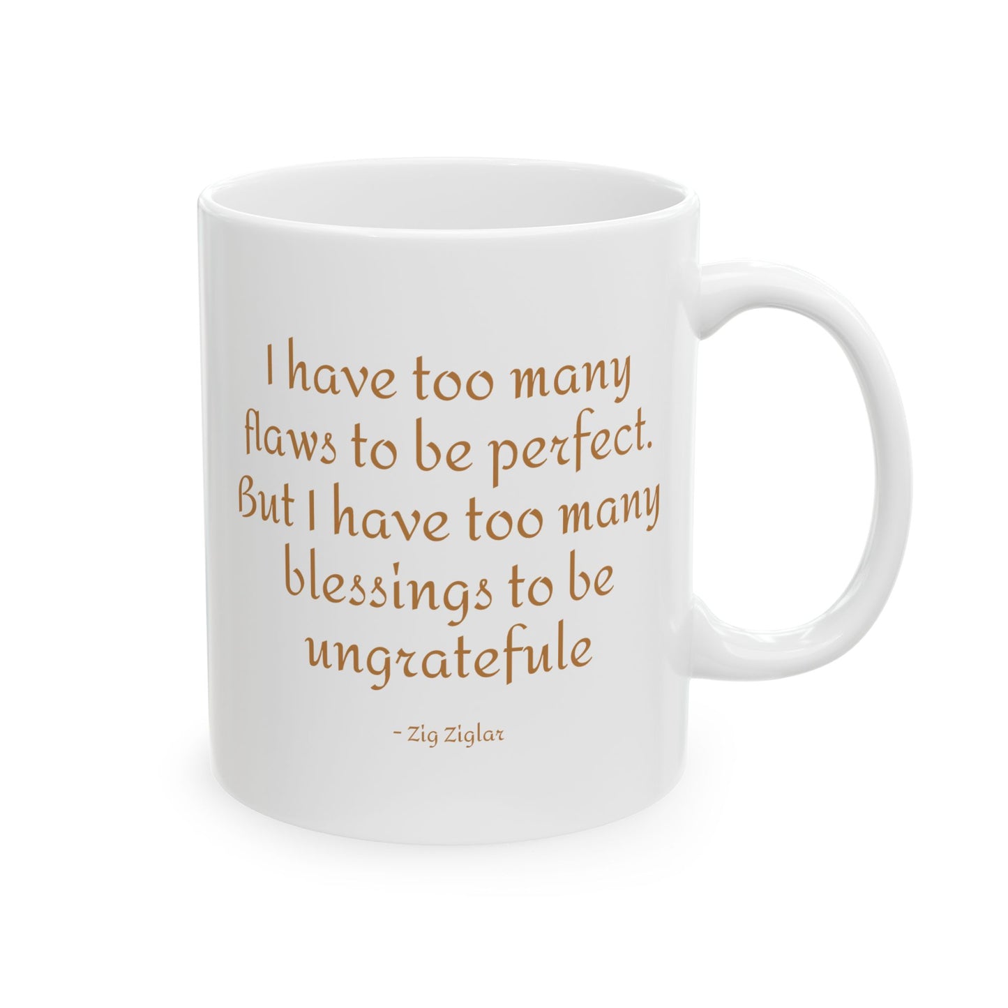 Grateful for Blessings Quote (11oz, 15oz) Mug