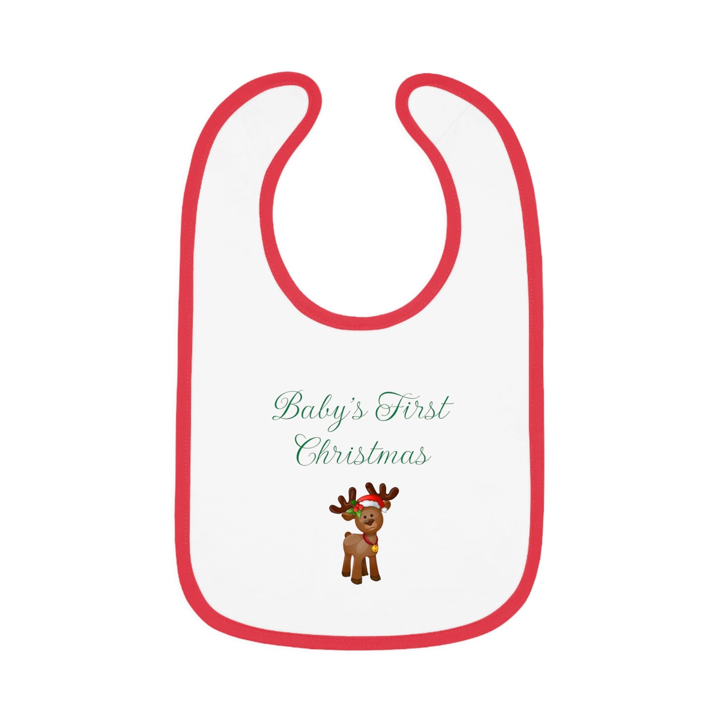 Baby's First Christmas Bib