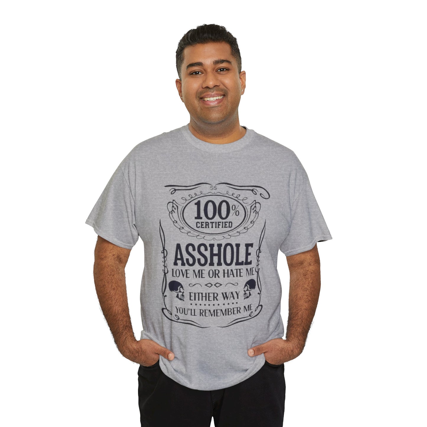 100% Asshole Heavy Cotton Tee