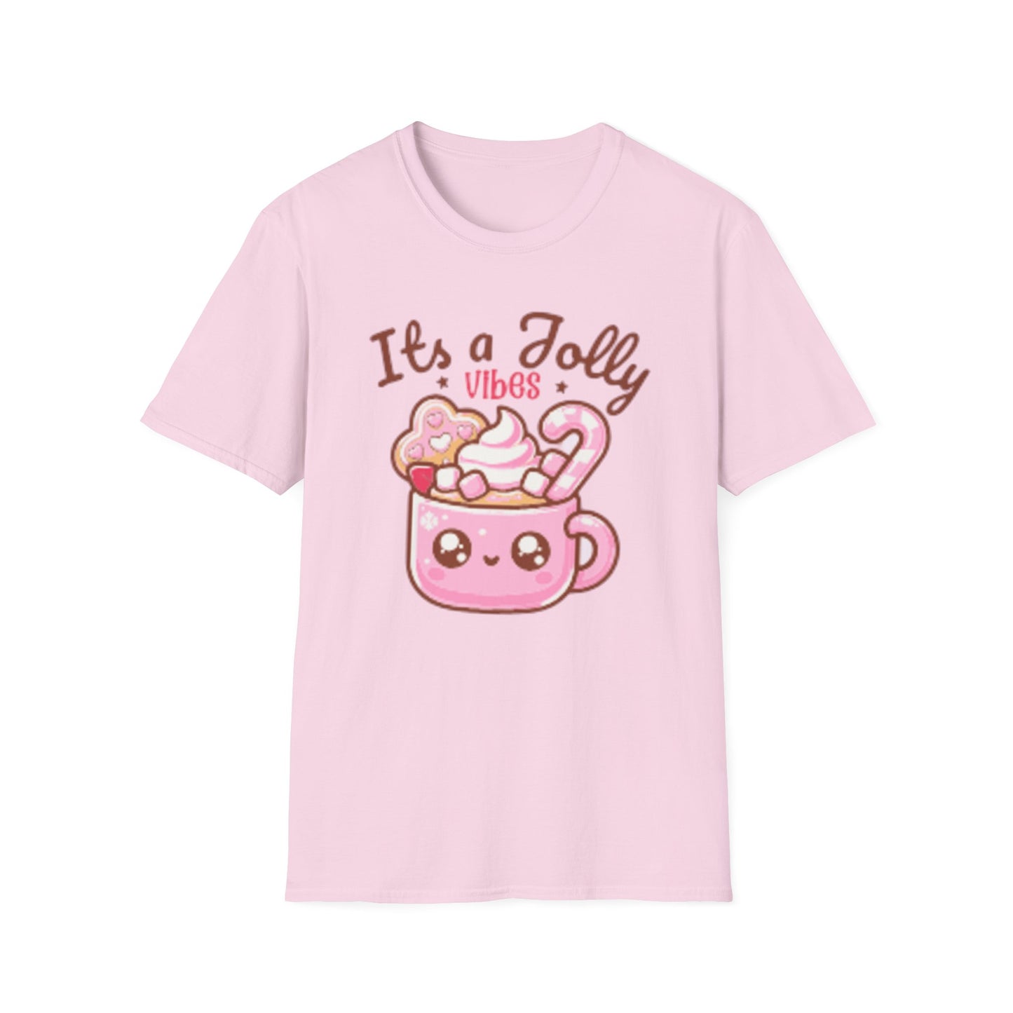 Pink Cozy Mug Graphic T-Shirt