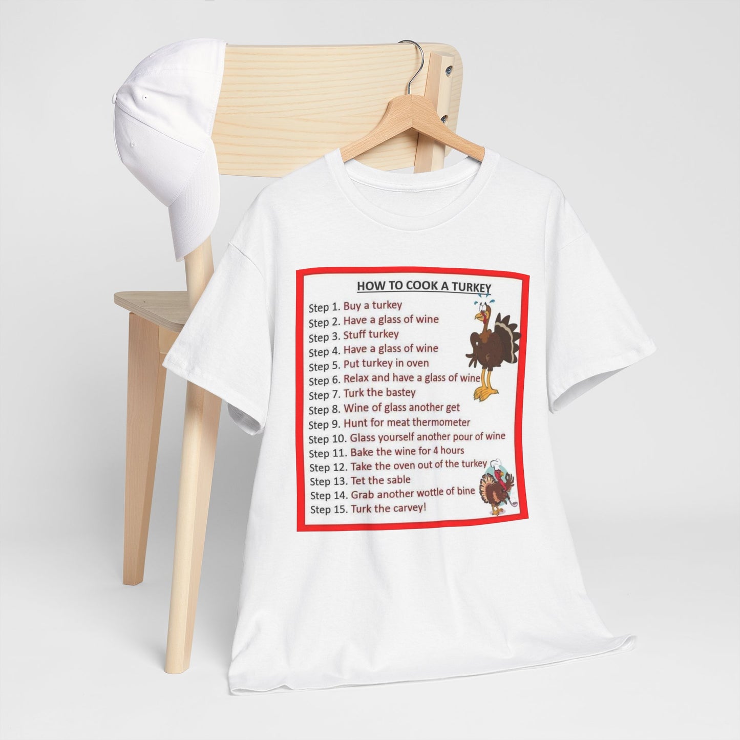 How cook Turkey  Heavy Cotton Tee