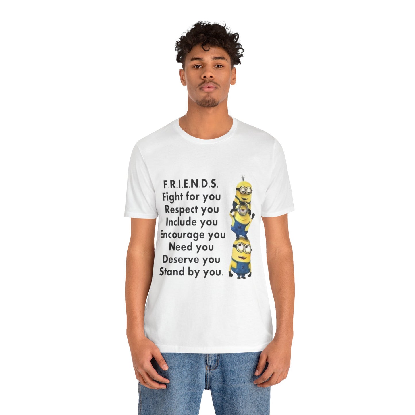 Minion Friendship  Short Sleeve Tee