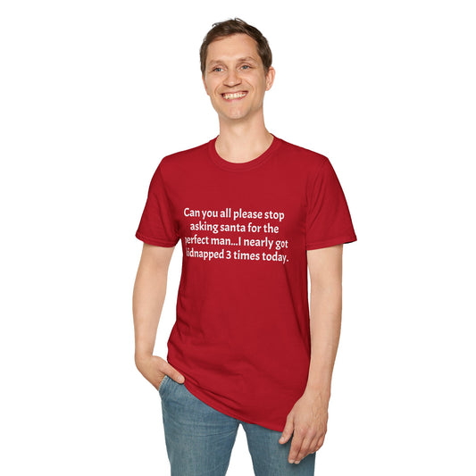 Kidnapped Santa  Softstyle T-Shirt