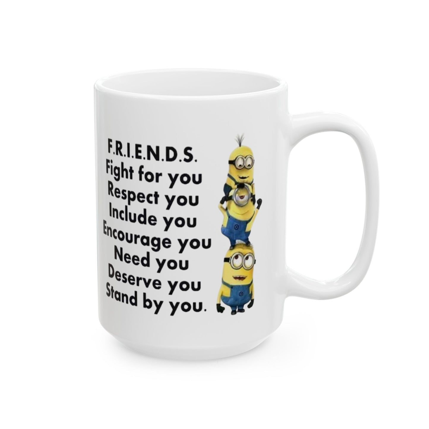 Minion  Friendship Ceramic Mug, (11oz, 15oz)