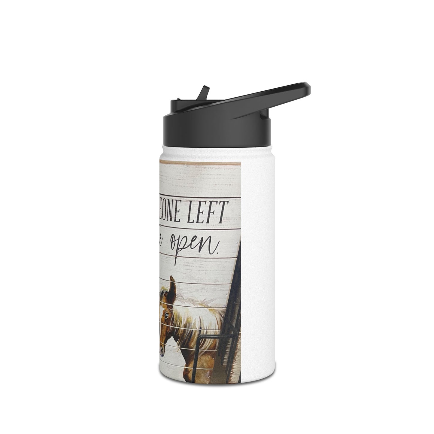 Horse Dream Stainless Steel Water Bottle, Standard Lid