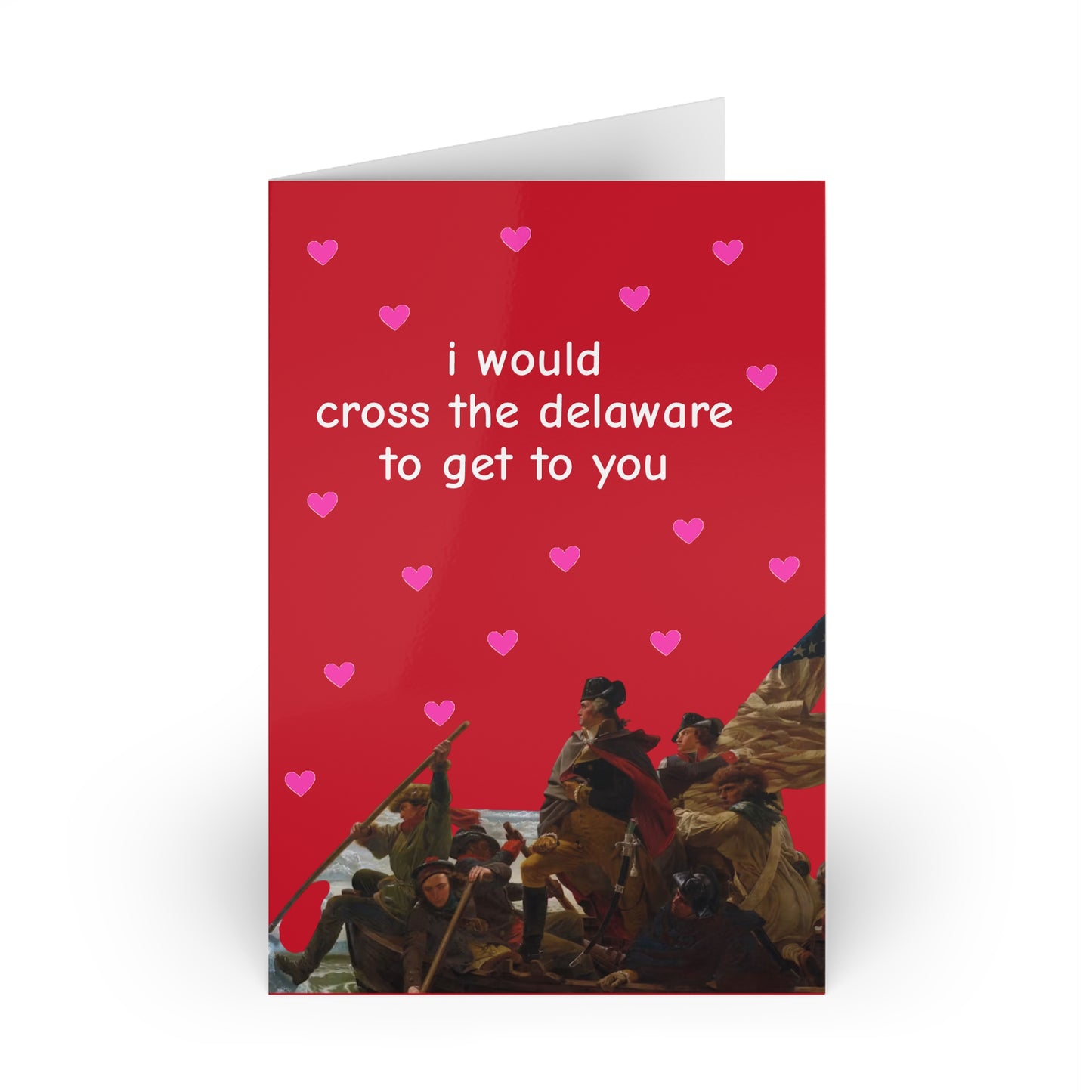 Romantic American Revolution Greeting Card