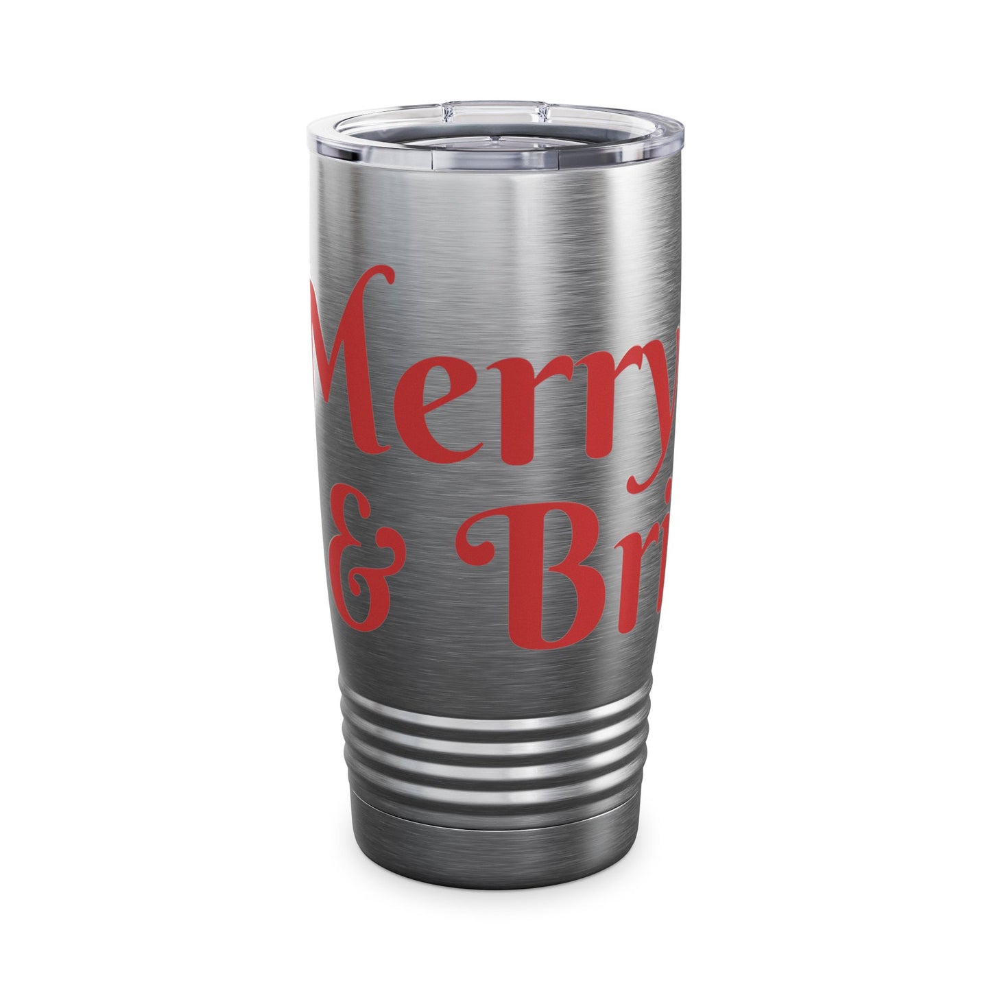 Merry Christmas Ringneck Tumbler, 20oz