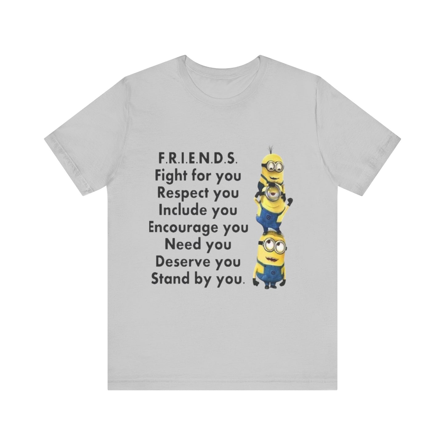 Minion Friendship  Short Sleeve Tee