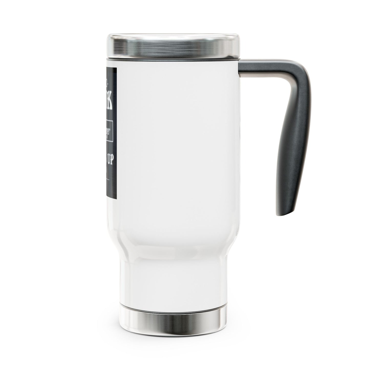 Middle finger Stainless Steel Travel Mug with Handle, 14oz