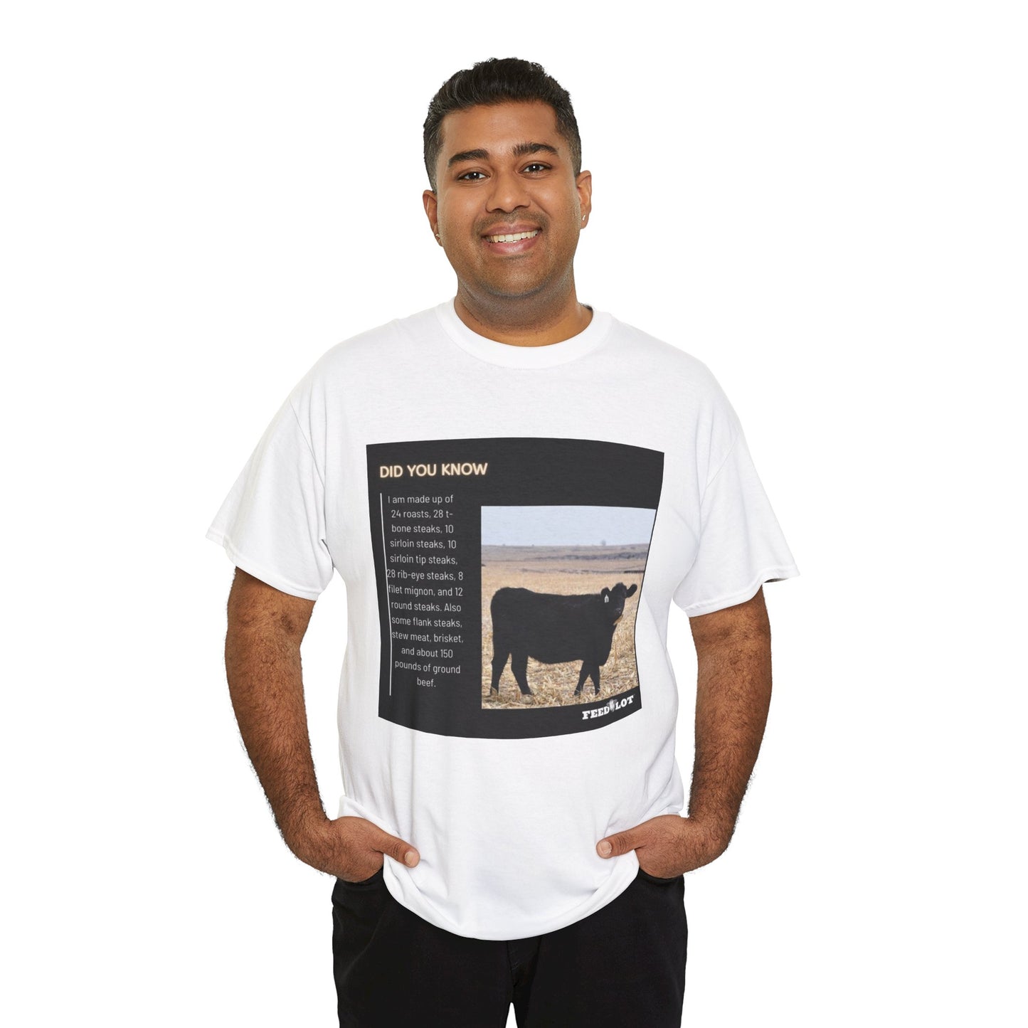 Steak cow Heavy Cotton Tee