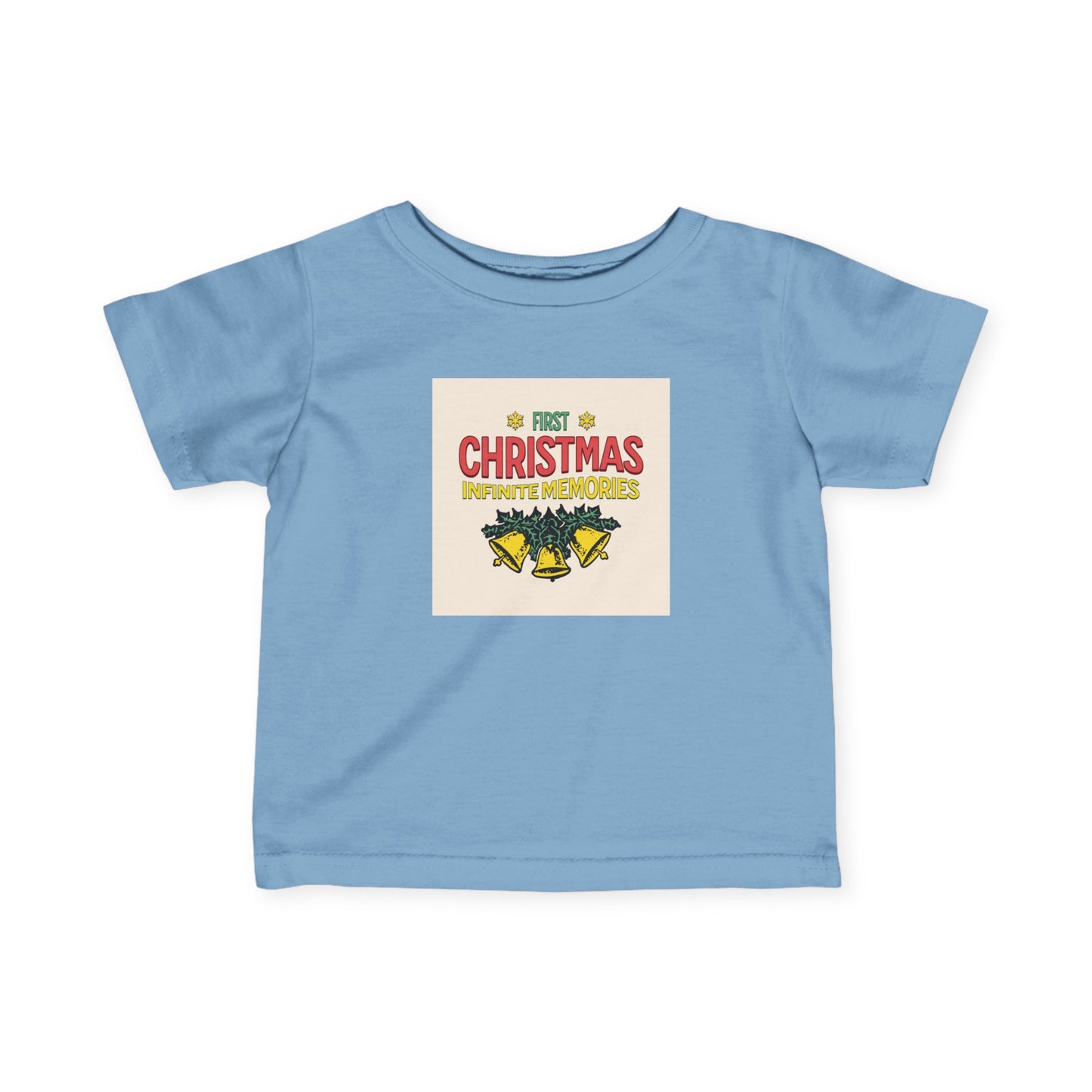 1st baby Christmas Infant Fine Jersey Tee