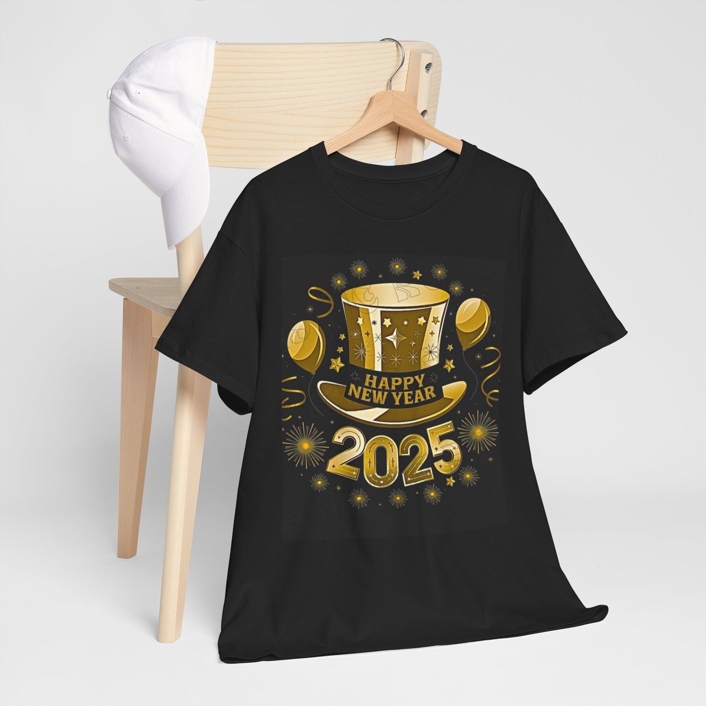 2025 Happy New Year  Heavy Cotton Tee