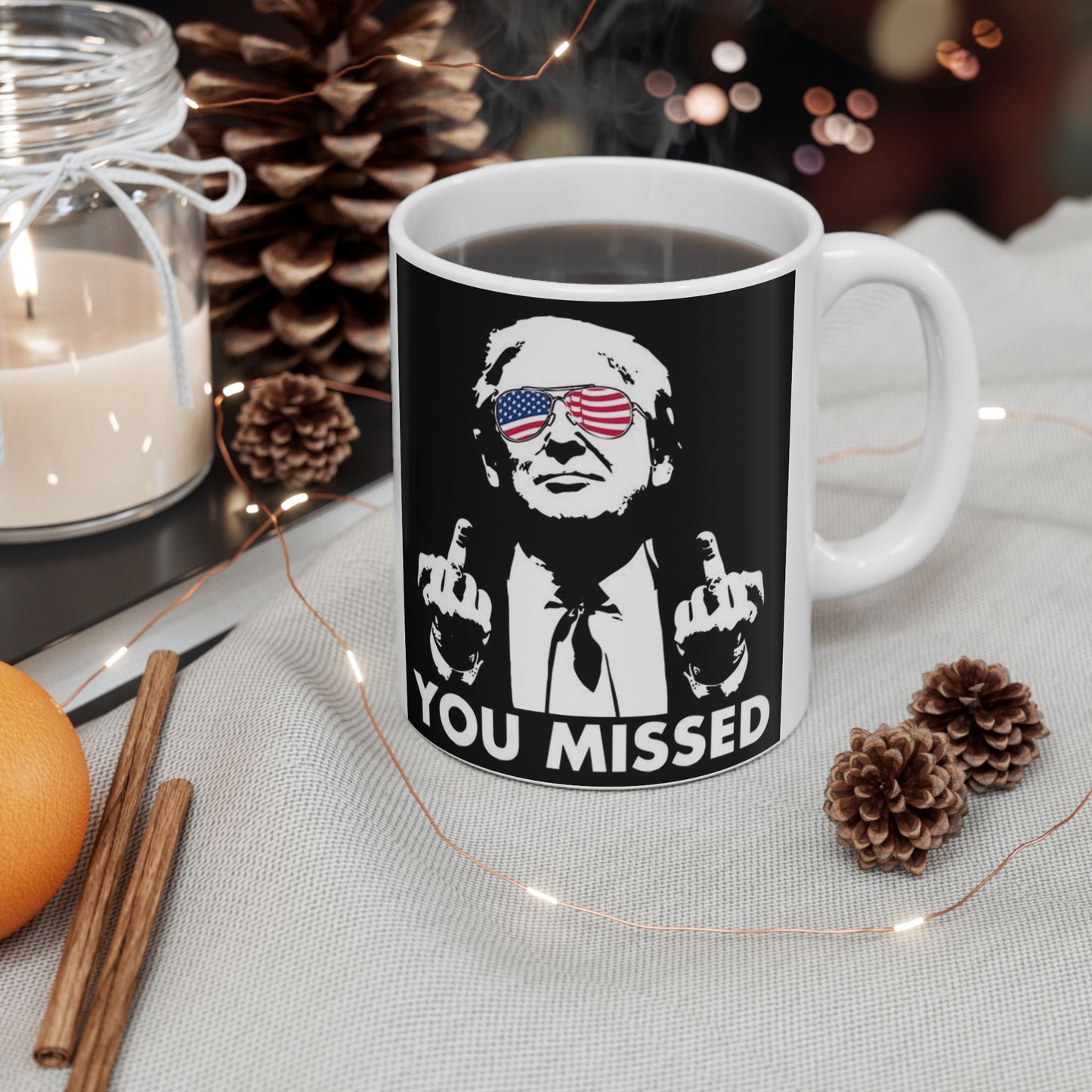 Can't Kill Trump  Mug, (11oz, 15oz)