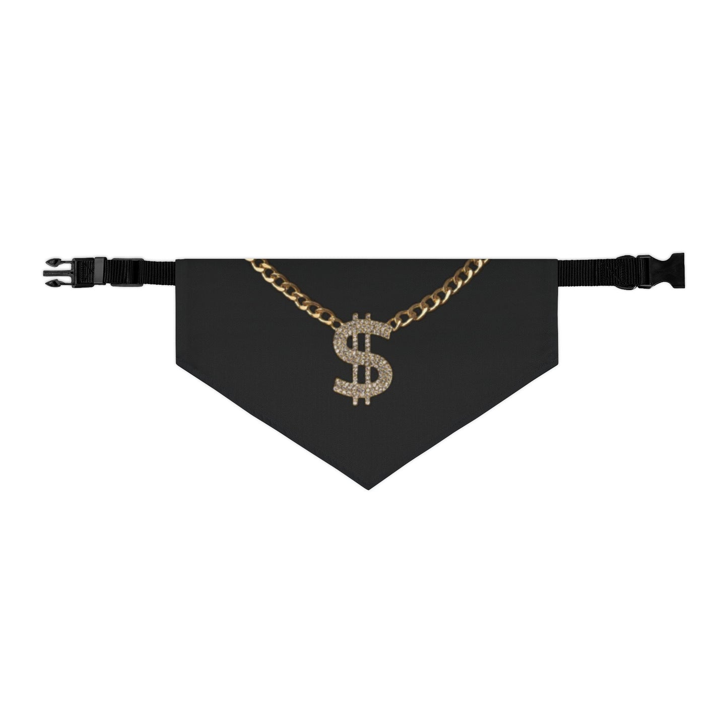 Gold Chain Pet Bandana