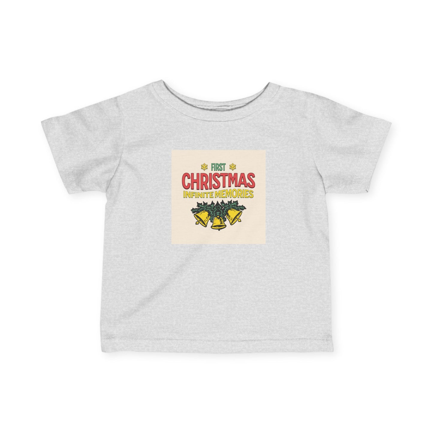 1st baby Christmas Infant Fine Jersey Tee