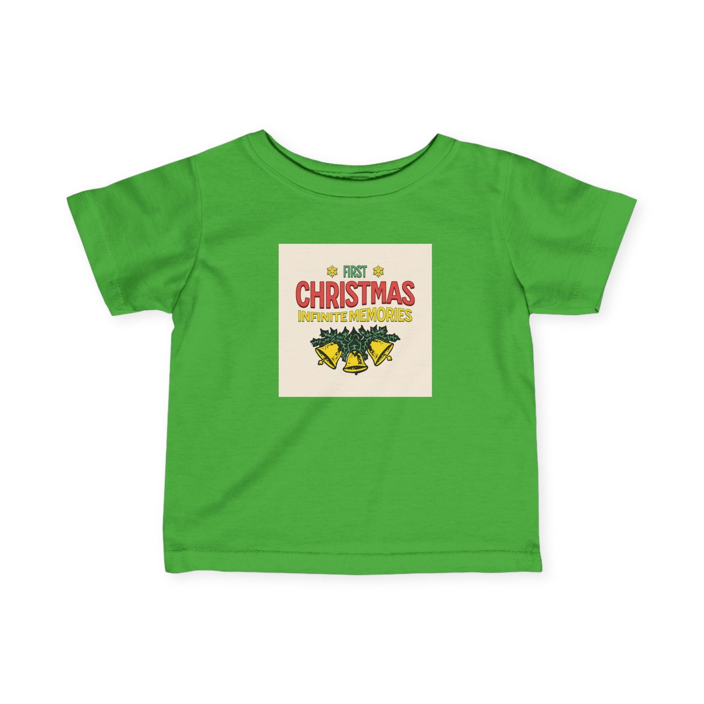 1st baby Christmas Infant Fine Jersey Tee