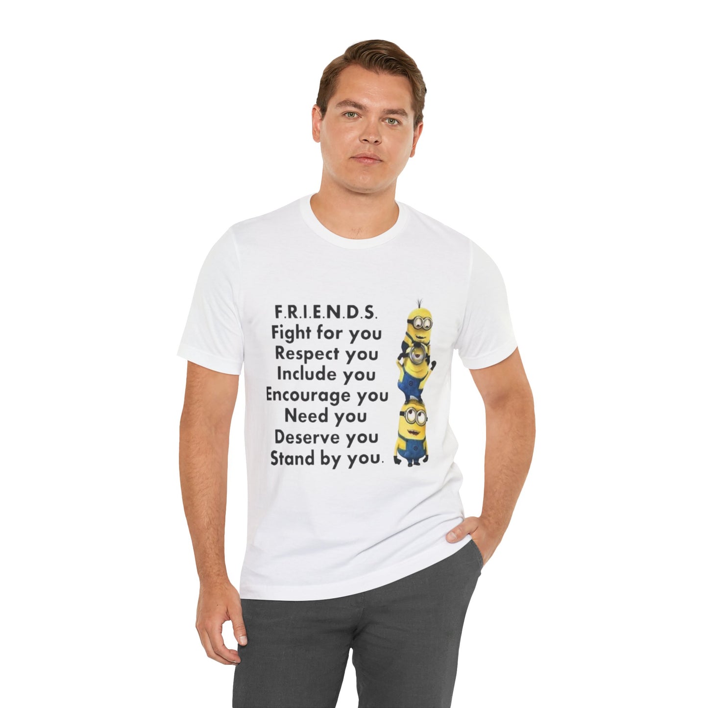 Minion Friendship  Short Sleeve Tee