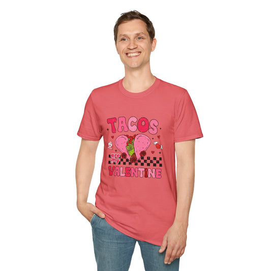 Tacos and Valentines  Softstyle T-Shirt