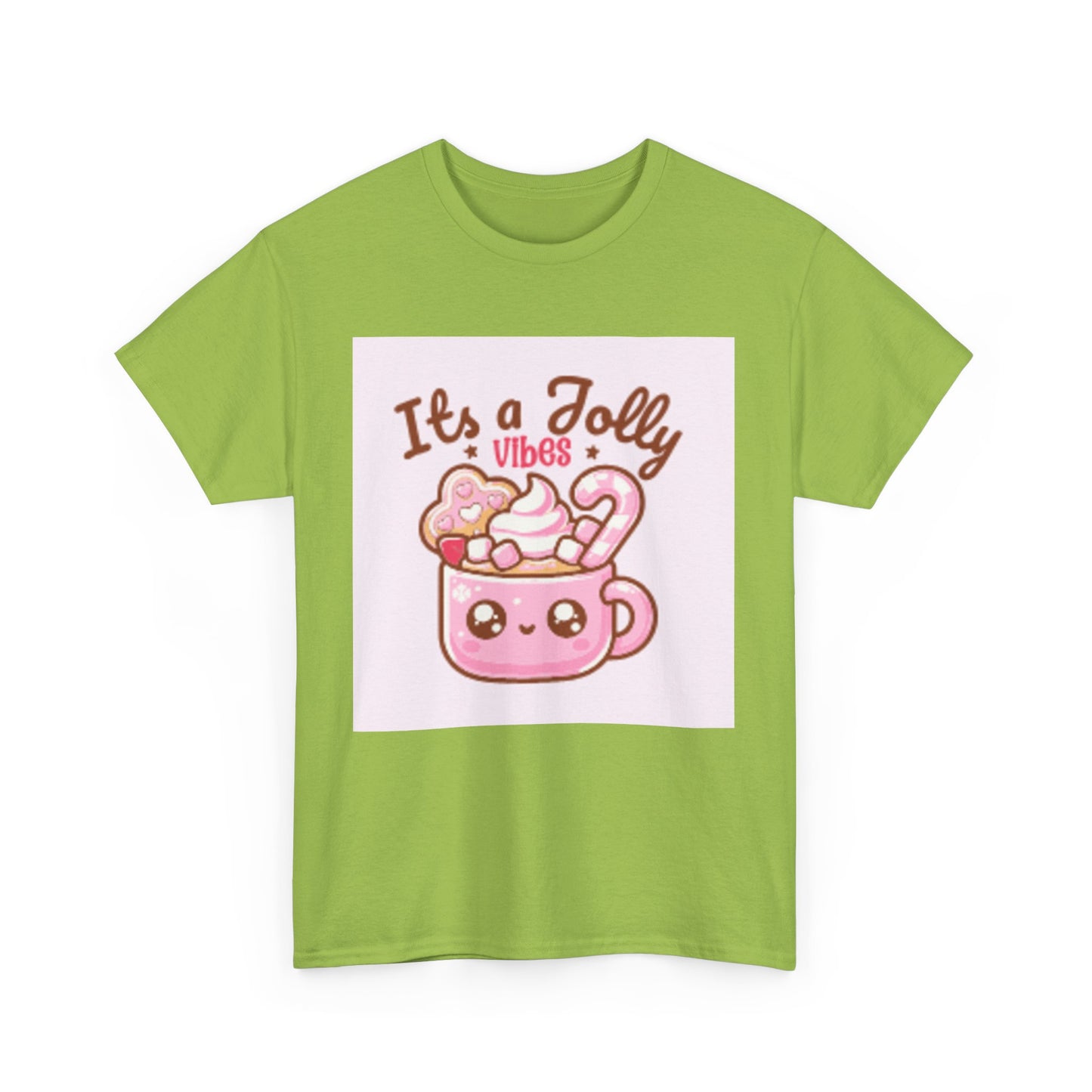 Jolly Coffee Christmas  Heavy Cotton Tee