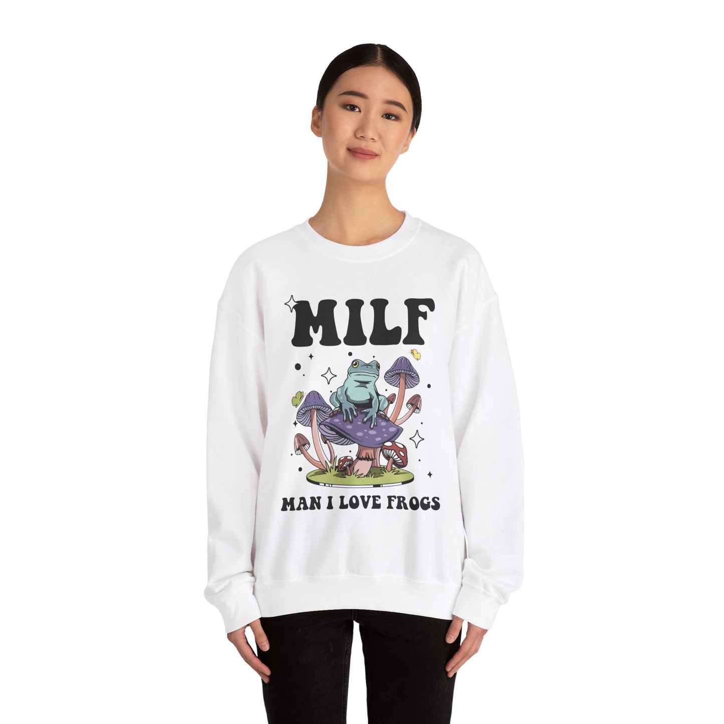 MILF (Man I Love Frogs) Crewneck Sweatshirt